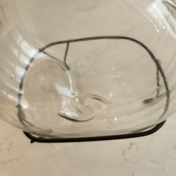 Vintage Sellers Brand Hoosier Embossed Sugar Jar w/Lid & Stand - Picture 8 of 8